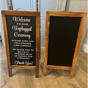 Chalk board sign